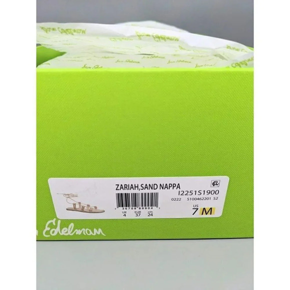 NIB Sam Edelman Zariah 2 Gladiator Sandals Sand Nappa Size 7 M (MSRP $130) - Picture 8 of 8